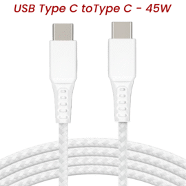 USB Type C to Type C – 45W