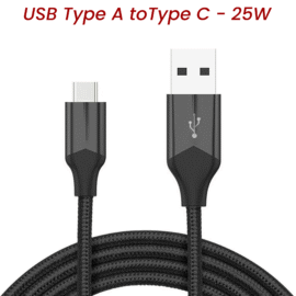 USB Type A to Type C – 25W